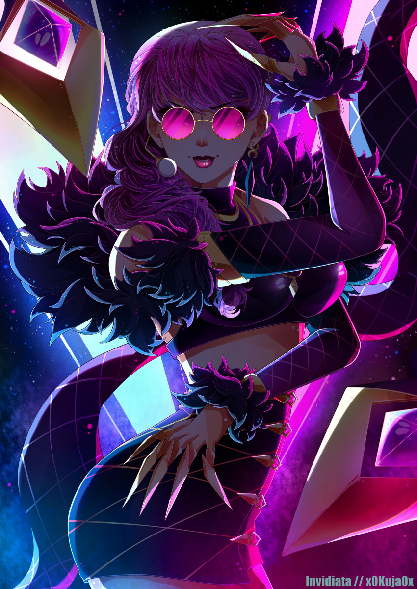 evelynn invidiata league_of_legends megane signed