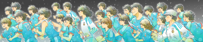 6+boys absurdres akai_tomeya annotated aoi_shingou black_hair brown_hair captain_tsubasa commentary_request gloves hat highres hiro_(minorstar) hyuuga_kojirou ishizaki_ryou izawa_mamoru japan jitou_hiroshi kishida_takeshi kisugi_teppei long_hair male_focus matsuyama_hikaru misaki_tarou misugi_jun morisaki_yuuzou multiple_boys nitta_shun oozora_tsubasa sano_mitsuru sawada_takeshi short_hair soccer soccer_uniform sorimachi_kazuki souda_makoto sportswear tachibana_kazuo tachibana_masao takasugi_shingou taki_hajime urabe_hanji wakabayashi_genzou wakashimazu_ken wide_image