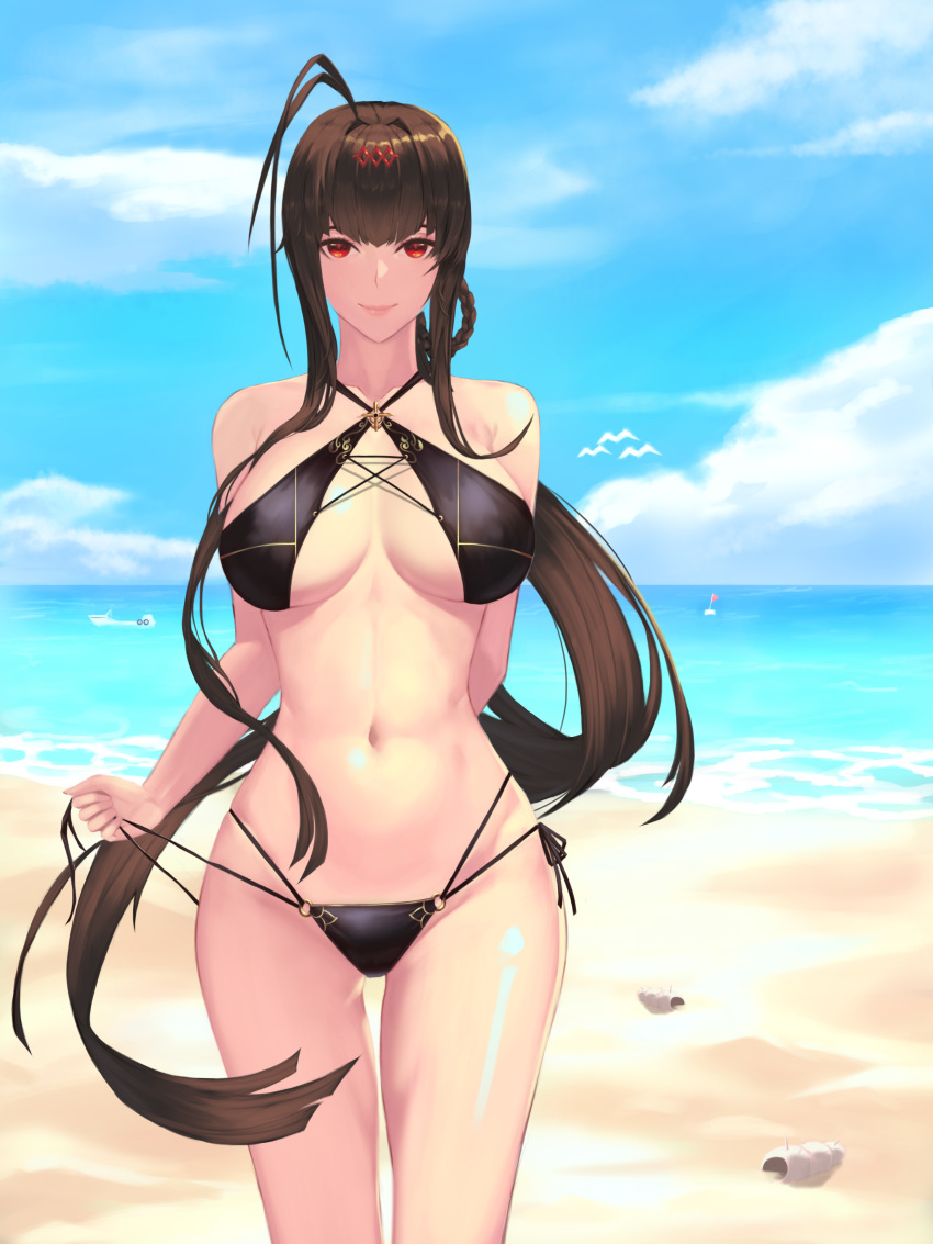 bikini dsr-50_(girls_frontline) girls_frontline swimsuits un_lim undressing