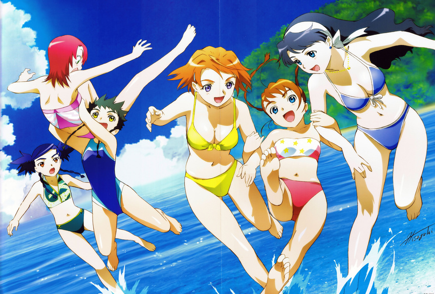 bikini crease hisayuki_hirokazu juliet_nao_zhang mai_otome minagi_mikoto nina_wang rena_sayers swimsuits tokiha_mai yumemiya_arika