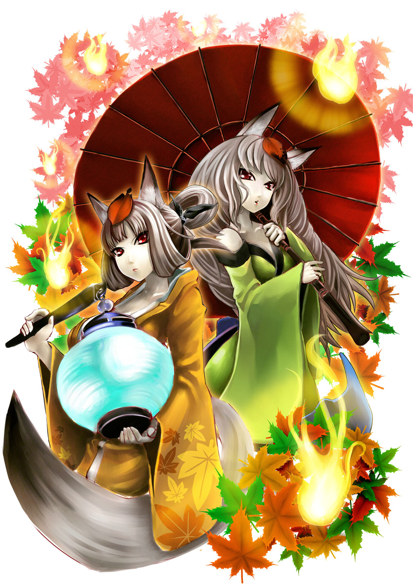 animal_ears kongiku oboro_muramasa tagme tail yuzuruha