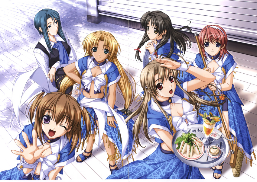 aizawa_tomomi crease fixme fuyuki_miharu hasegawa_akemi hashimoto_takashi iwakura_natsuki kimishima_nana pia_carrot takai_sayaka waitress