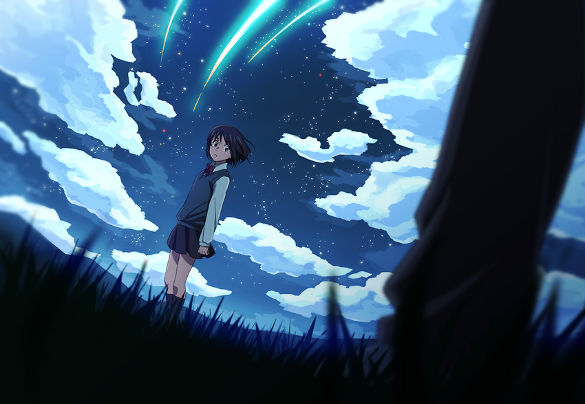 kimi_no_na_wa koitsu_(blue) miyamizu_mitsuha tagme