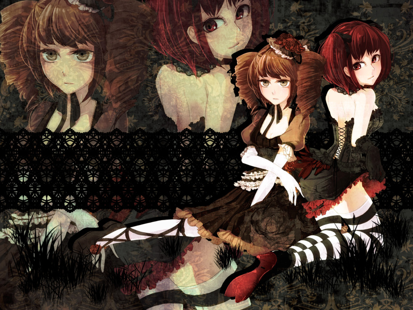 gothic_lolita lolita_fashion memai tagme thighhighs