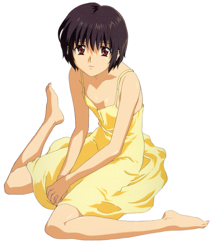 dress no_bra noir screening summer_dress transparent_png yumura_kirika