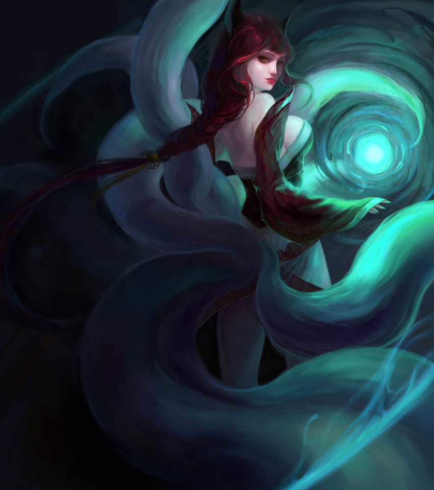 ahri league_of_legends tagme tail