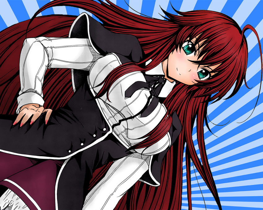 breasts demon highschool_dxd red_hair rias_gremory