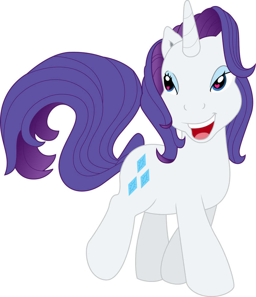 absurd_res alpha_channel equid equine female feral friendship_is_magic hasbro heart_eyes heart_symbol hi_res horn mammal my_little_pony mythological_creature mythological_equine mythology rarity_(mlp) simple_background smile solo theshadowstone transparent_background unicorn