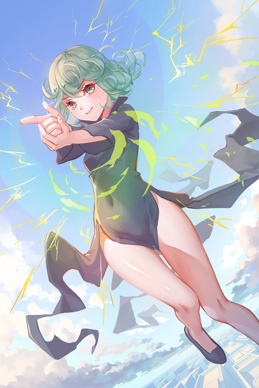 dress karesuki nopan one_punch_man tatsumaki_(one_punch_man)