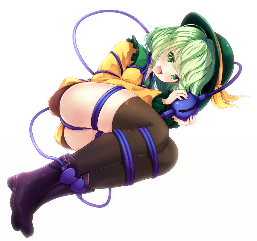 bondage heels komeiji_koishi nekomiyanono thighhighs touhou