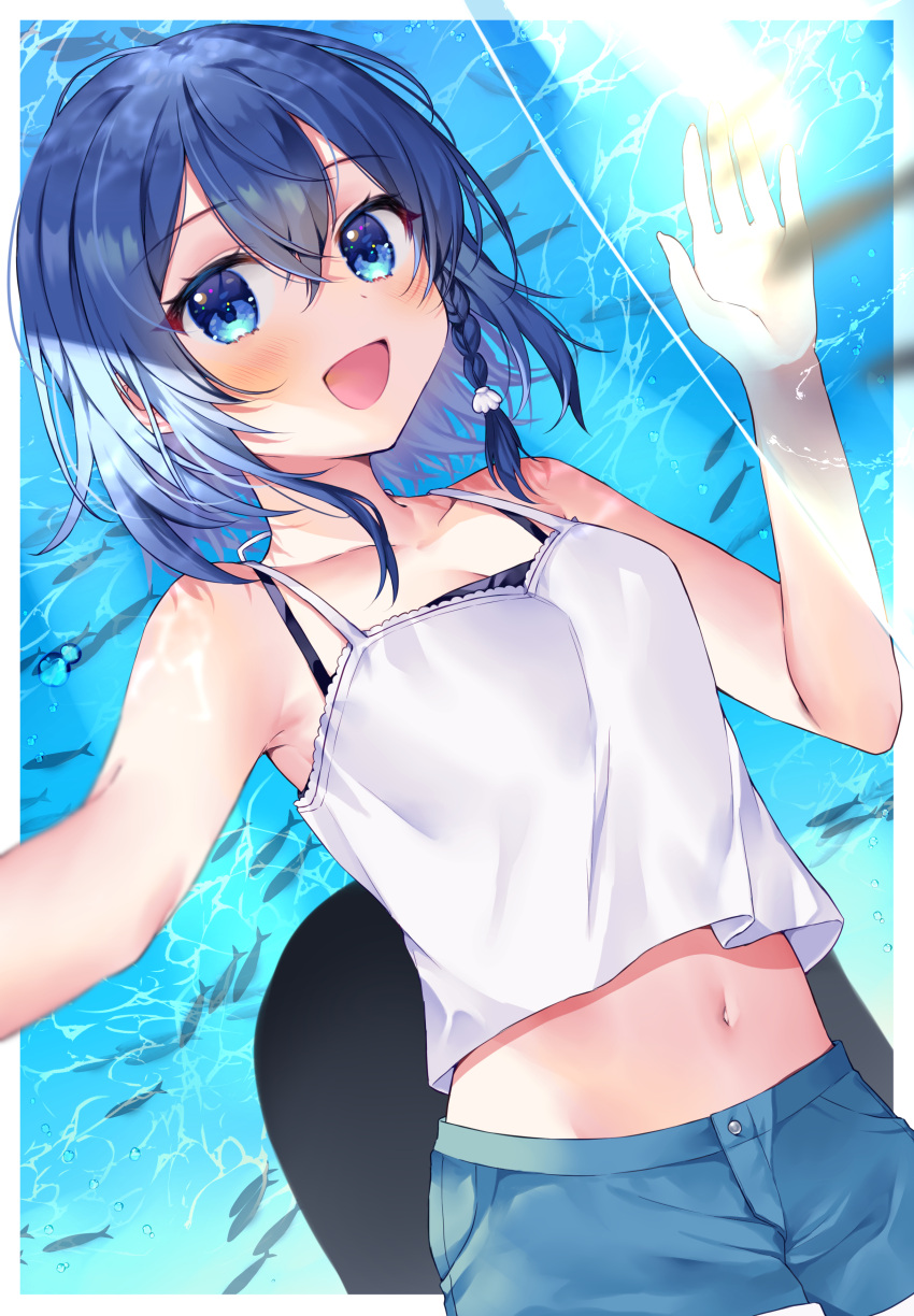 misakino_kukuru selfie shiroi_suna_no_aquatope tagme yam_(yamap_mako)