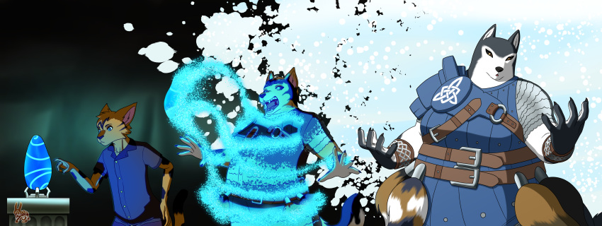 absurd_res anthro armello bengal_cat canid canine canis clothes_change domestic_cat felid feline felis female gender_transformation group growth hanimetion hi_res league_of_geeks magic magna_(armello) male mammal mtf_transformation quinn_(hamcon) sequence solo species_transformation transformation transformation_sequence trio wolf