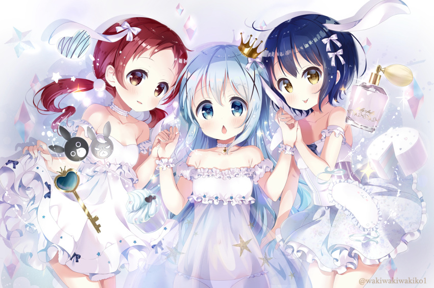 anko_(gochuumon_wa_usagi_desu_ka?) gochuumon_wa_usagi_desu_ka? jouga_maya kafuu_chino natsu_megumi neki_(wakiko) tippy_(gochuumon_wa_usagi_desu_ka?) wild_geese