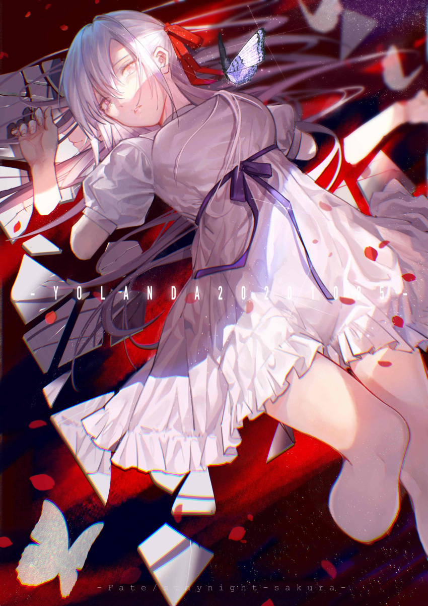 blood dress fate/stay_night fate/stay_night_heaven's_feel matou_sakura wet yolanda