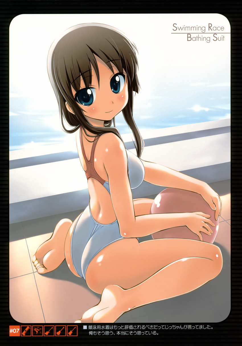 akiyama_mio bakutendou bakutendou_(circle) k-on! swimsuits