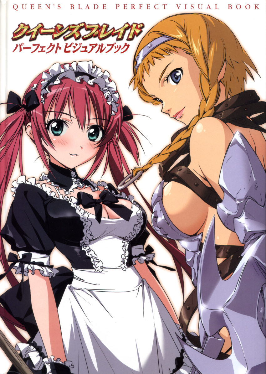 airi cleavage hisayuki_hirokazu queen's_blade reina takamura_kazuhiro