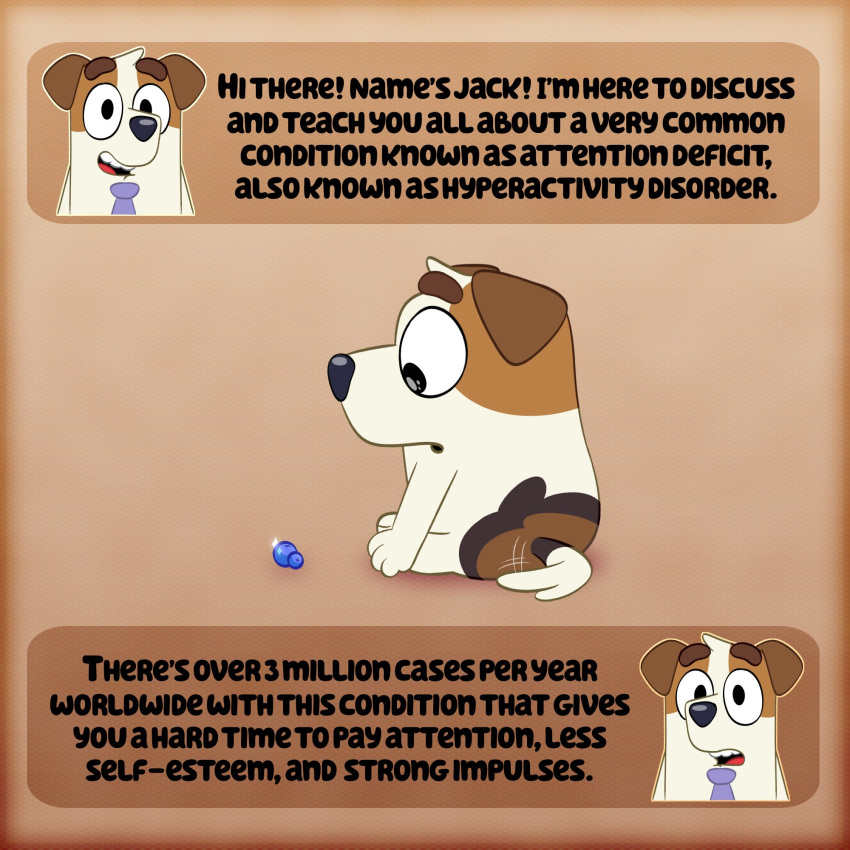 1:1 2021 anthro blueberry_(fruit) bluey_(series) canid canine canis conditional_dnp dialogue digital_media_(artwork) domestic_dog educational einsamkeitus english_text floppy_ears food fruit fur glistening glistening_eyes hi_res hunting_dog jack_russell_(bluey) jack_russell_terrier looking_down male mammal multicolored_body multicolored_fur multiple_images necktie open_mouth plant sitting smile solo tail tail_motion tailwag terrier text