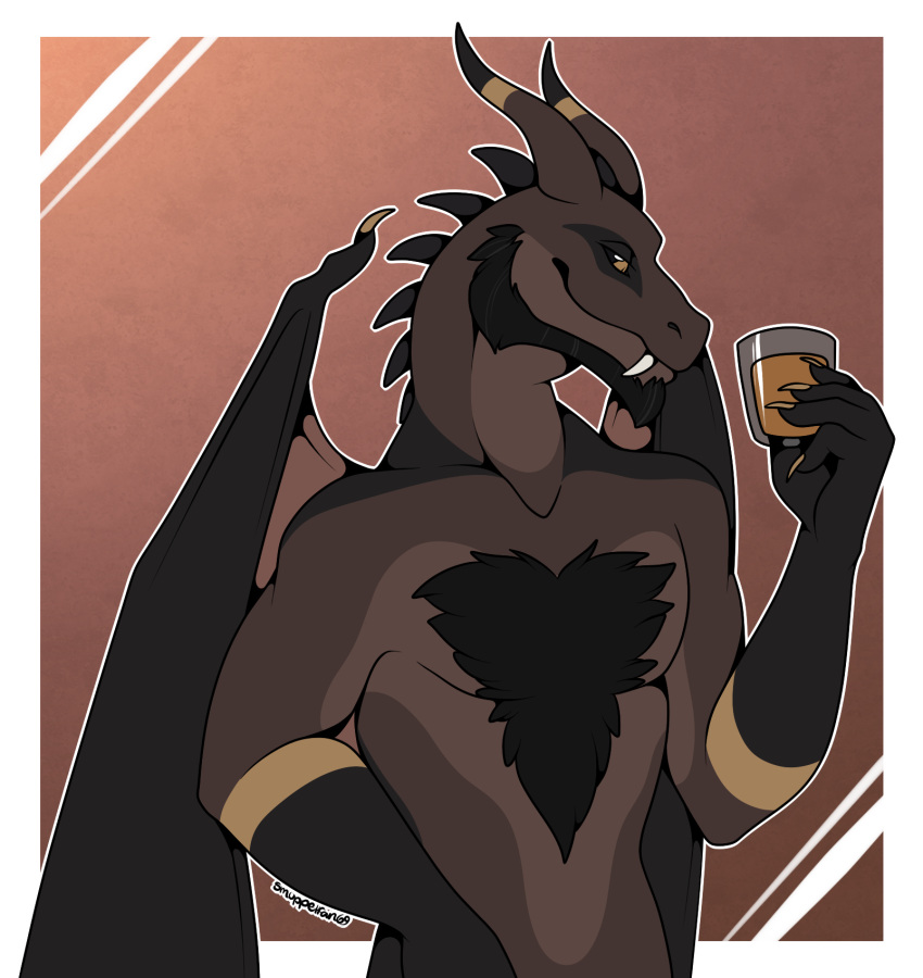 alcohol alpha_channel beard beverage draconic dragon excessive_body_hair ezekiel facial_hair fuzzy hair hairy hi_res male mythological_creature mythological_scalie mythology nude scalie smuppetman whiskey