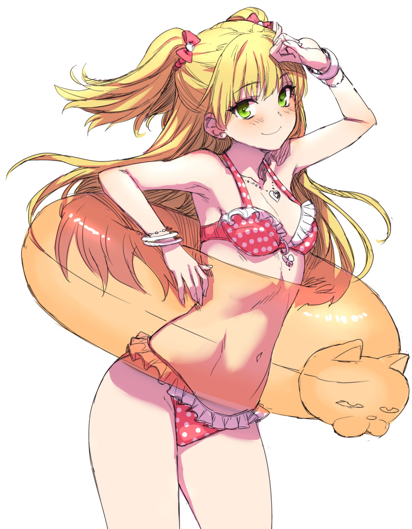 bikini cleavage hoosaku jougasaki_rika swimsuits the_idolm@ster the_idolm@ster_cinderella_girls the_idolm@ster_cinderella_girls_starlight_stage