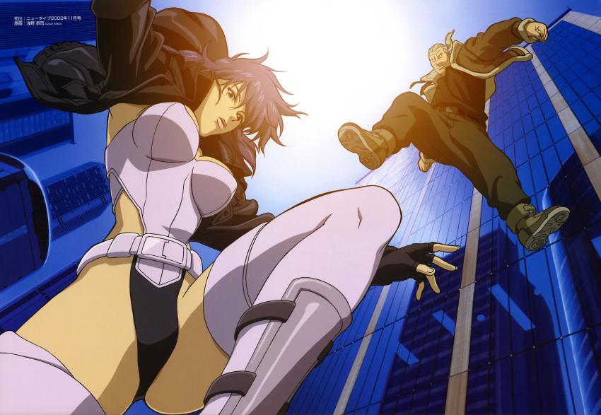 asano_kyouji batou ghost_in_the_shell kusanagi_motoko overfiltered