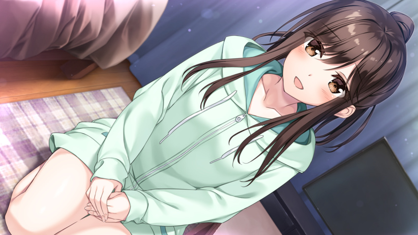 futagawa_haru game_cg hibiki_works hoodie oryou pajamas re_cation_~melty_healing~