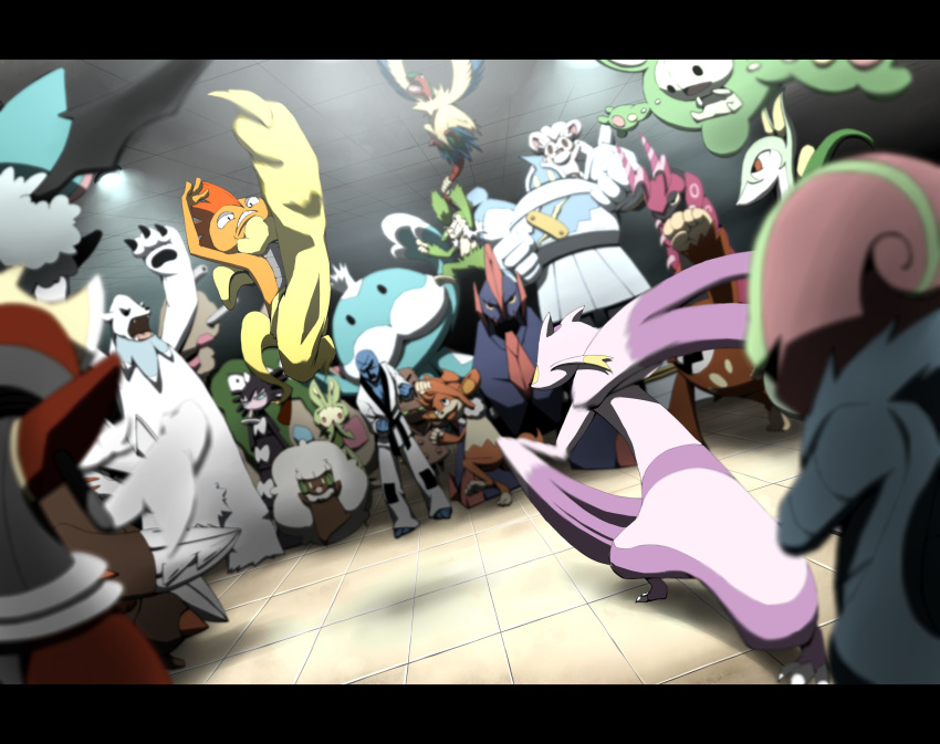 accelgor archeops beartic beheeyem bertic bisharp cinccino darmanitan excadrill garbodor gigalith golurk gothitelle highres jellicent leavanny meinshao mienshao nikawa_99-do nozonokusa perspective pokemon pokemon_(game) pokemon_black_and_white pokemon_bw reuniclus sawk scolipede scrafty serperior simisage simisear swoobat whimsicott