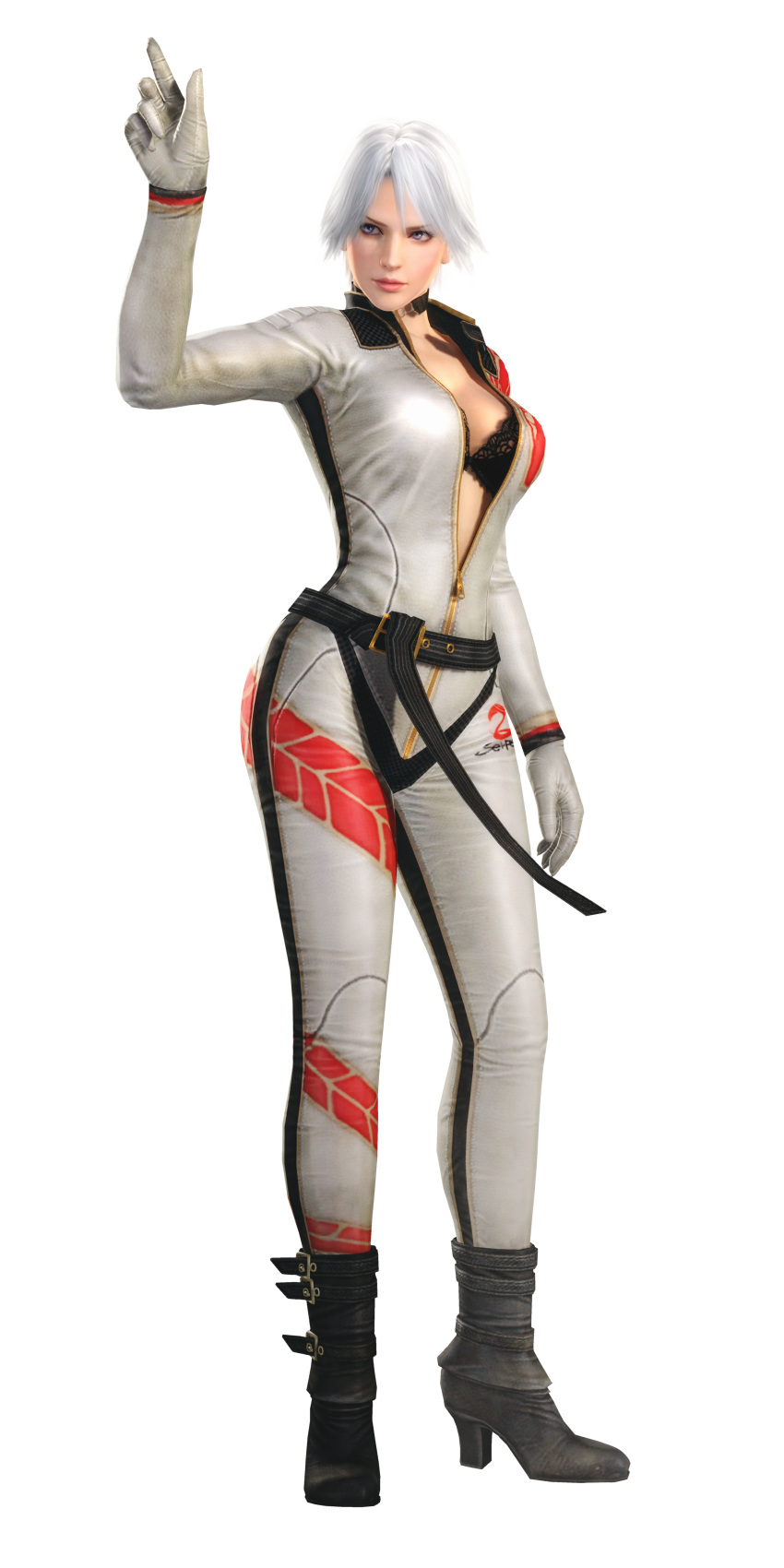 3d absurdres christie_(doa) dead_or_alive dead_or_alive_5 female highres official_art solo transparent_background