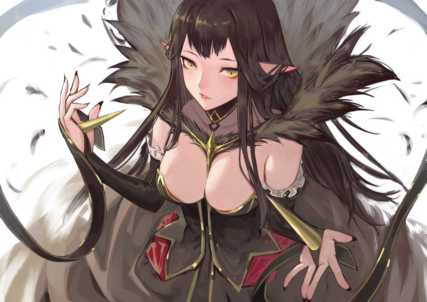 dress fate/grand_order krin pointy_ears semiramis_(fate)