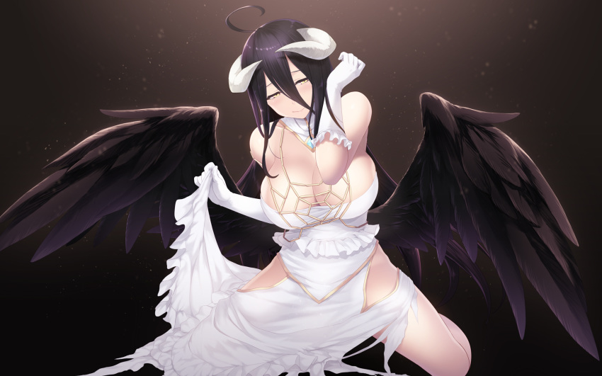 albedo cait dress horns overlord