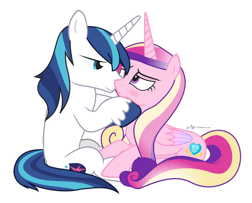 2015 alicorn alpha_channel blue_eyes blue_hair close_(disambiguation) cutie_mark dm29 duo equid equine feathered_wings feathers female feral friendship_is_magic hair hasbro horn husband_and_wife male mammal married_couple my_little_pony mythological_creature mythological_equine mythology princess_cadance_(mlp) purple_eyes romantic romantic_couple shining_armor_(mlp) simple_background transparent_background unicorn wings