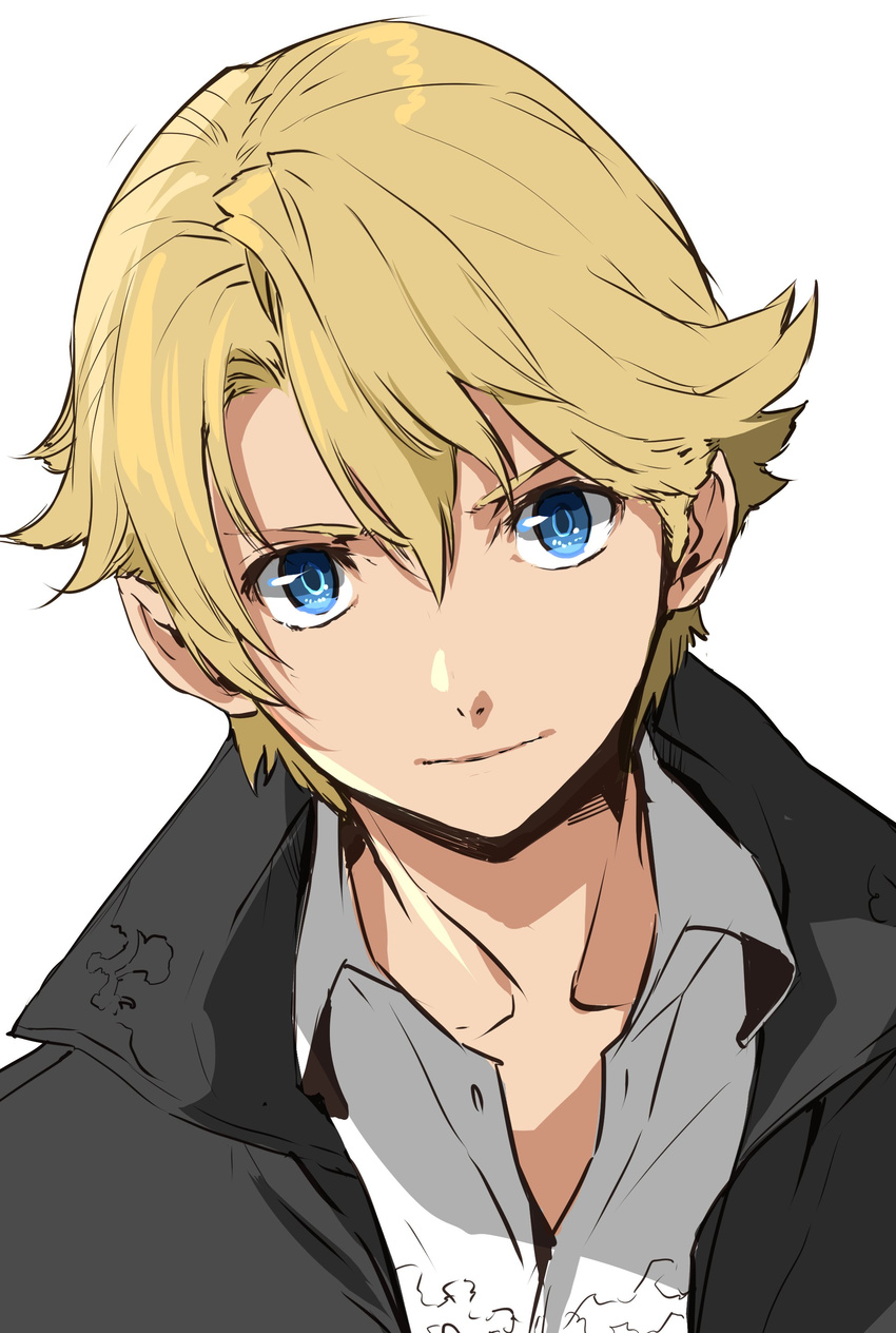 1boy absurdres blonde_hair blue_eyes commentary_request enami_katsumi highres male_focus relic_von_balstein solo vamp!