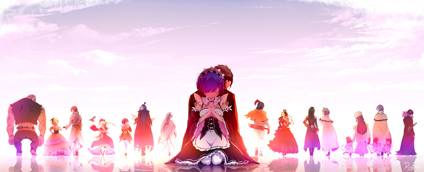 aldebaran_(re:zero) anastasia_hoshin beatrice_(re:zero) crusch_karsten doujiang_rr elsa_granhilte emilia_(re:zero) felix_argyle felt_(re:zero) heitarou_pearlbaton julius_juukulius mimi_pearlbaton natsuki_subaru pack_(re:zero) priscilla_barielle ram_(re:zero) re:zero_kara_hajimeru_isekai_seikatsu reinhard_van_astrea rem_(re:zero) rom_(re:zero) roswaal_l._mathers tibi_pearlbaton