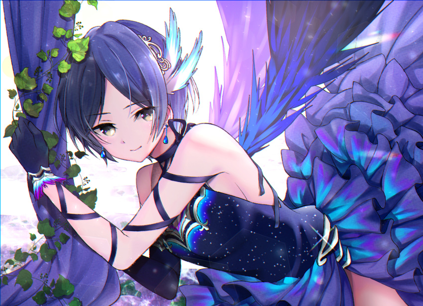 dress hayami_kanade no_bra tagme the_idolm@ster the_idolm@ster_cinderella_girls the_idolm@ster_cinderella_girls_starlight_stage wings