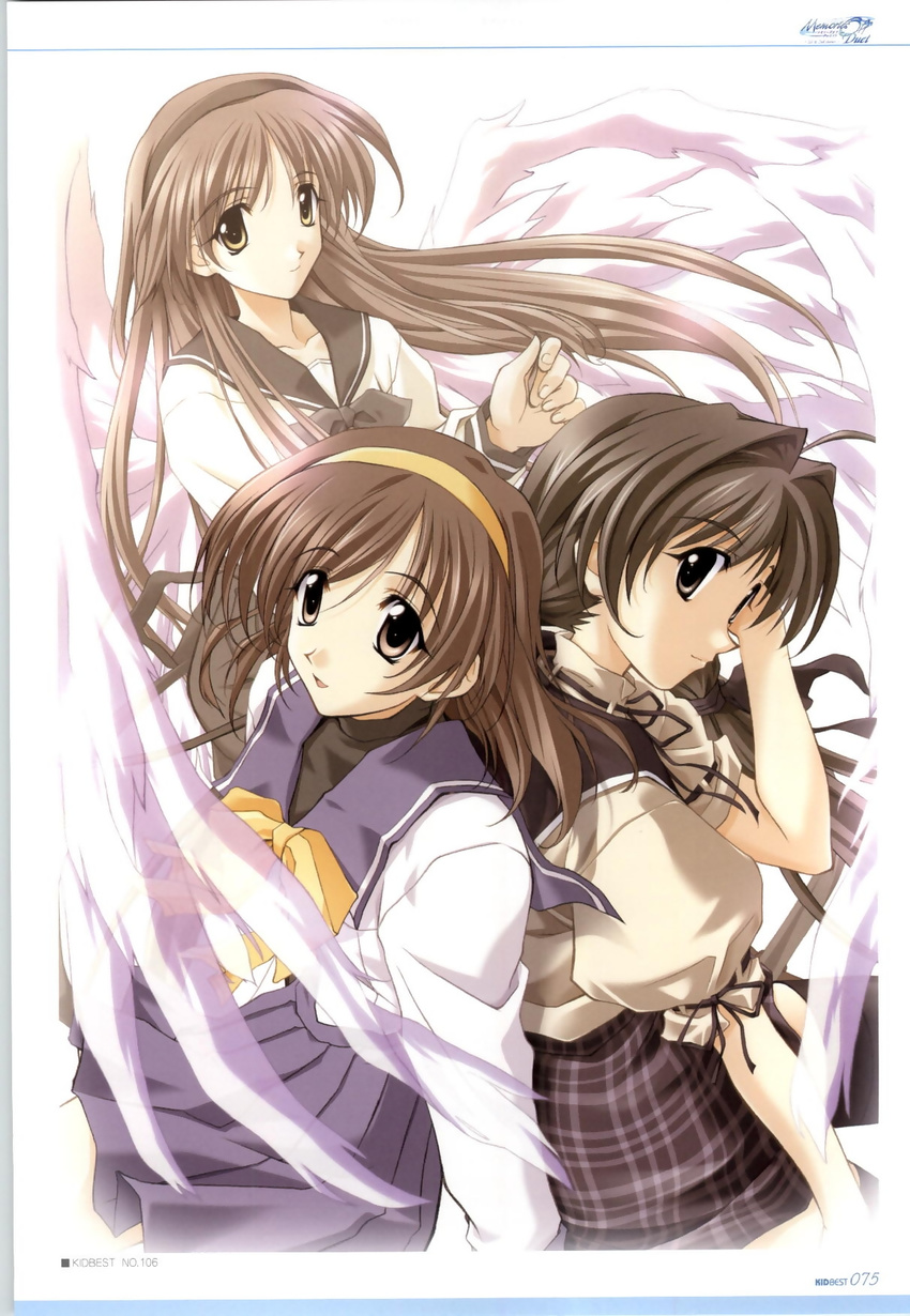 hizuki_ayaka imasaka_yue memories_off sasaki_mutsumi seifuku shirakawa_hotaru