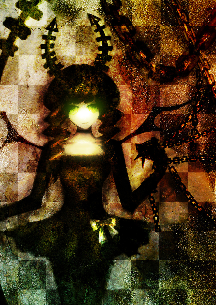 black_rock_shooter dead_master horns ta vocaloid