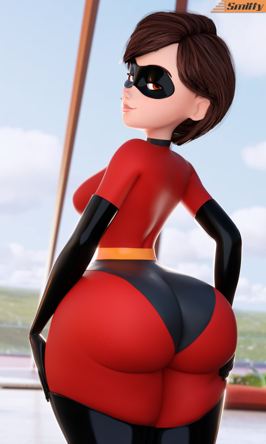 1girls 3d 3d_(artwork) ass ass_focus back back_view backboob big_ass bodysuit breasts brown_hair bubble_ass bubble_butt dat_ass disney elastigirl fat_ass female female_only hair hands_on_hips helen_parr hips huge_ass jpeg large_ass mature mature_female mature_woman milf mother pixar seductive seductive_eyes seductive_look seductive_smile sexy short_hair smelly_ass smitty34 sniffable_ass solo solo_female standing superhero_costume superheroine tagme the_incredibles the_incredibles_2 thick_thighs thighs tight_clothing wide_hips