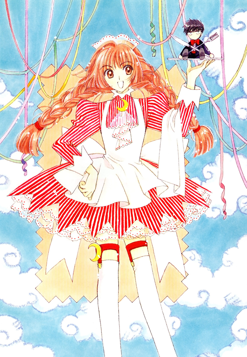 akizuki_nakuru card_captor_sakura clamp thigh-highs waitress