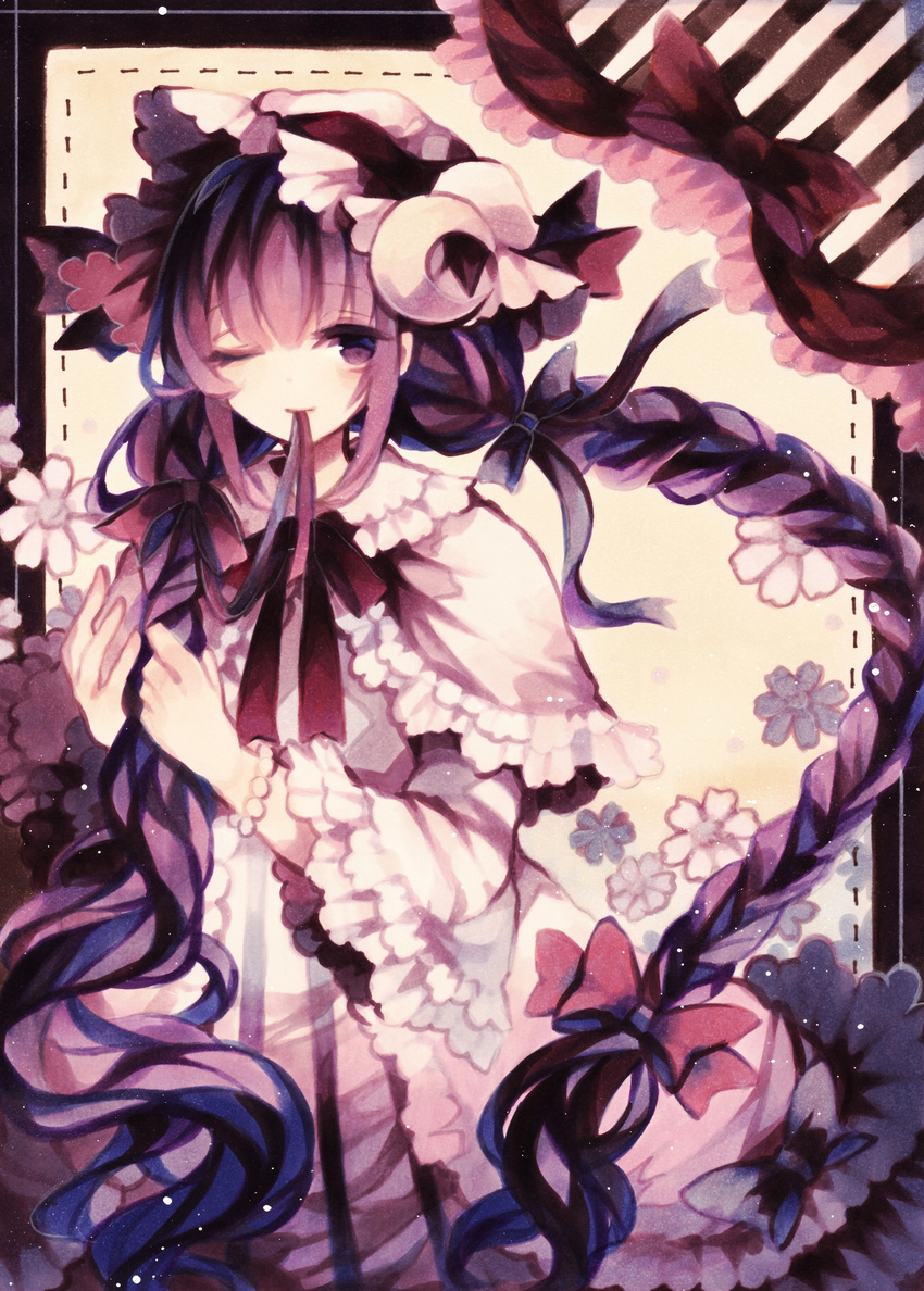 dress patchouli_knowledge tagme touhou wiriam07