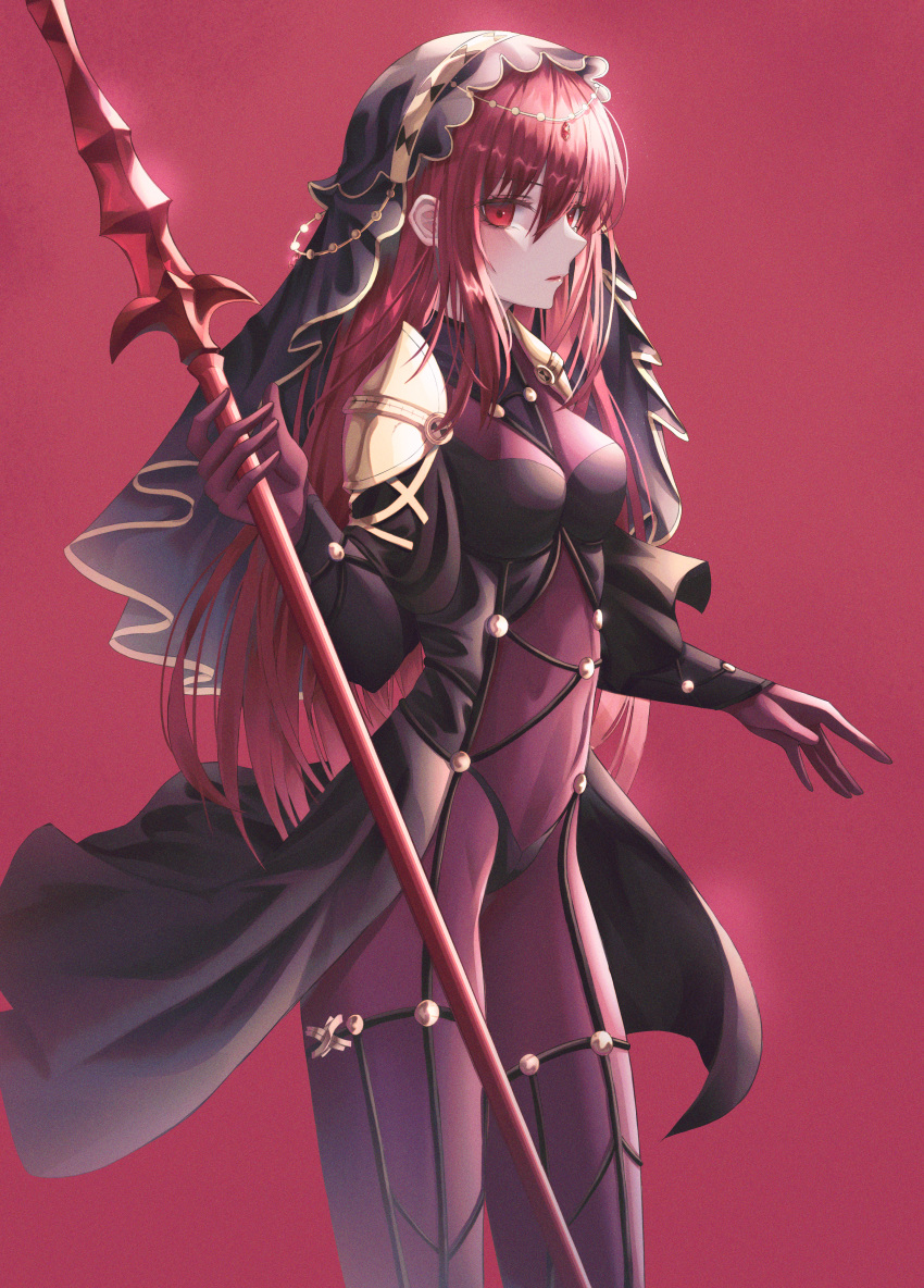 bodysuit fate/grand_order hongsung0819 scathach_(fate/grand_order) weapon