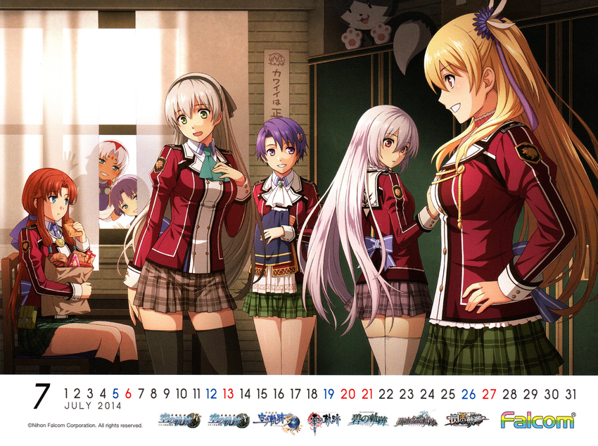 alisa_reinford angelica_rogner creha_rem_ordin eiyuu_densetsu eiyuu_densetsu:_ao_no_kiseki eiyuu_densetsu:_sen_no_kiseki elie_macdowell enami_katsumi falcom klose_rinz nayuta_no_kiseki ries_argent scherazard_harvey