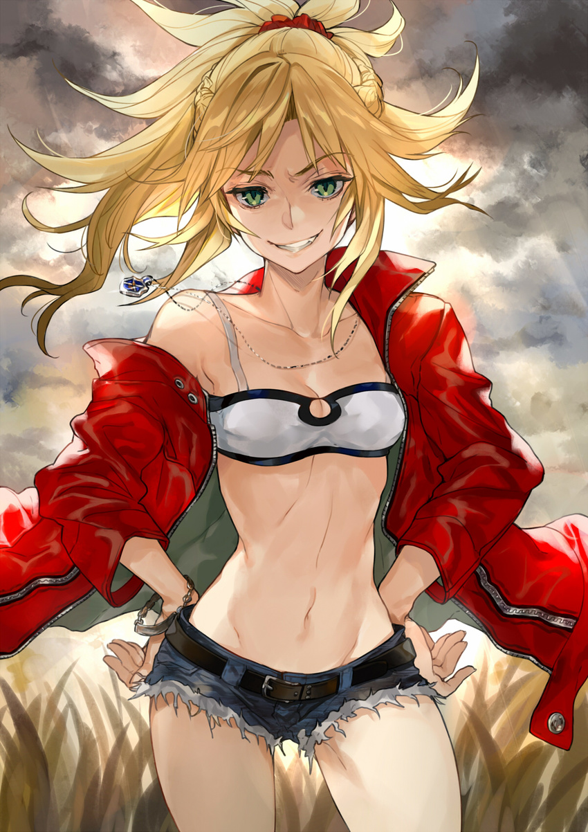 cleavage fate/apocrypha fate/stay_night saber_of_red_(fate/apocrypha) youcapriccio