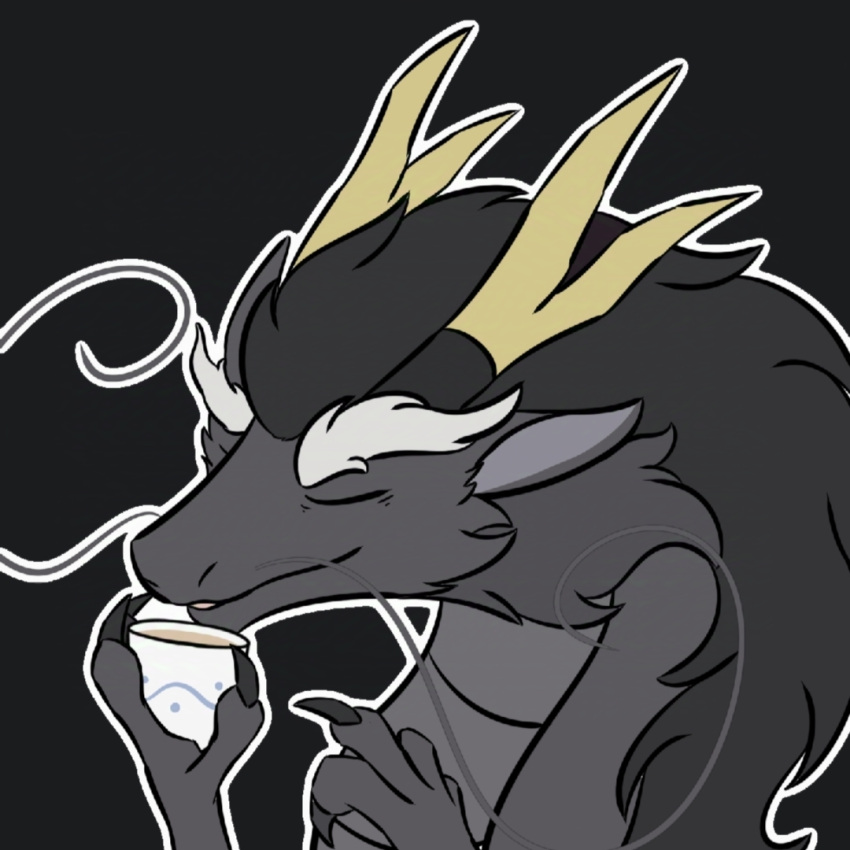 age_difference aolieloong aoyun_(aoyunloong) beverage dragon eastern_dragon grandfather_(lore) grandparent_(lore) happy invalid_tag male mythological_creature mythological_scalie mythology older_male scalie tea