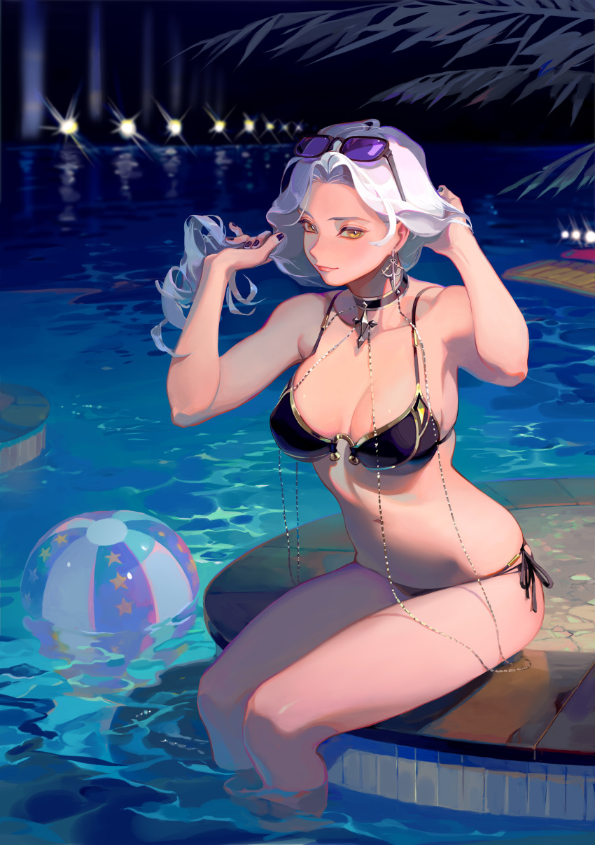 bikini carmilla_(fate/grand_order) cleavage fate/grand_order swimsuits taro-k