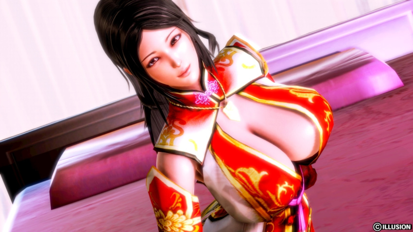 3d breasts female female honey_select illusion_soft oppai_sophie