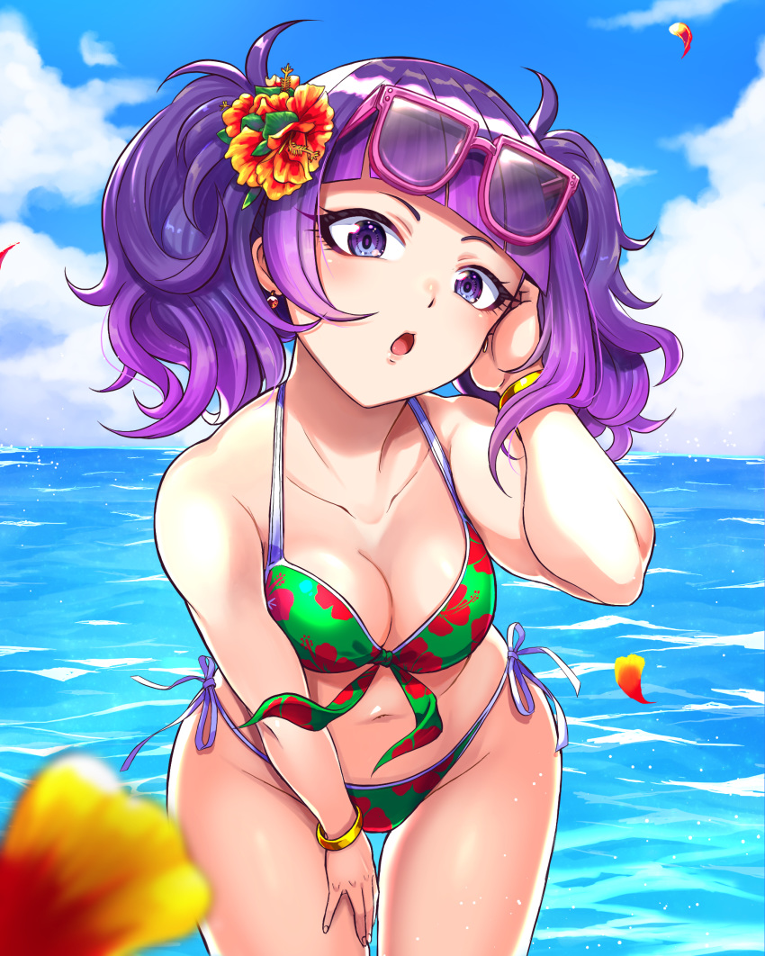 bikini cleavage ooike_teru swimsuits tagme