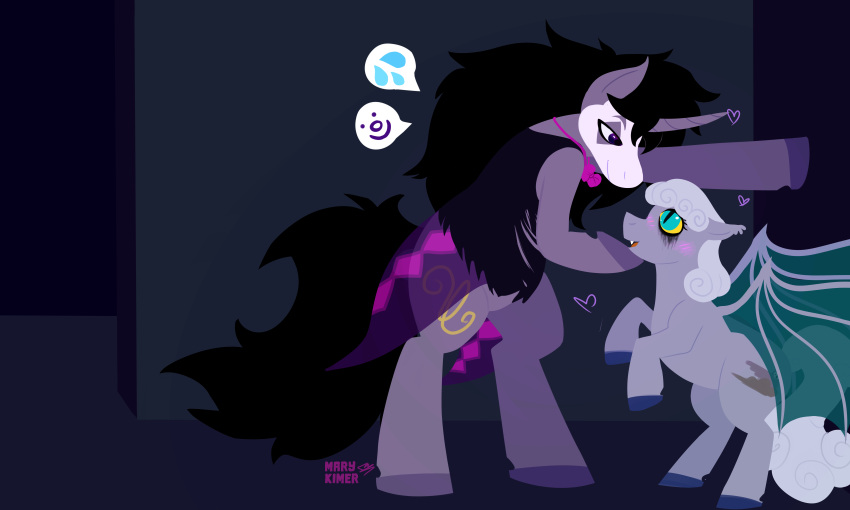 5:3 absurd_res bardo_en_krisis bat_pony duo equid equine friendship_is_magic hasbro hi_res hiveswap homestuck horse mammal marvus_xoloto ms_paint_adventures my_little_pony pony troll_(mythology)