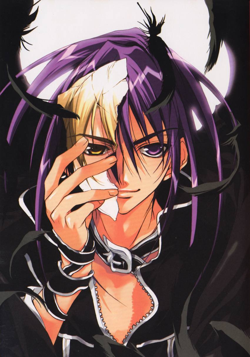 dark_mousy dnangel krad male purple_eyes purple_hair sugisaki_yukiru wings