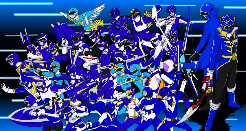 6+boys abare_blue ao_ranger bakuryuu_sentai_abaranger battle_fever_j battle_france blue_dolphin blue_flash blue_mask_(maskman) blue_racer blue_swallow blue_three blue_turbo bouken_blue change_pegasus chikyuu_sentai_fiveman choudenshi_bioman choujin_sentai_jetman choujuu_sentai_liveman chouriki_sentai_ohranger choushinsei_flashman commentary_request dai_sentai_goggle_v deka_blue dengeki_sentai_changeman denji_sentai_megaranger denshi_sentai_denziman denzi_blue dia_jack dyna_blue engine_sentai_go-onger everyone five_blue gao_blue geki_blue gekisou_sentai_carranger ginga_blue go-on_blue go_blue goggle_blue gogo_sentai_boukenger gokai_blue gosei_blue gosei_sentai_dairanger helios_(divisar) hikari_sentai_maskman himitsu_sentai_goranger hurricane_blue hyakujuu_sentai_gaoranger j.a.k.q._dengekitai juuken_sentai_gekiranger kagaku_sentai_dynaman kaizoku_sentai_gokaiger kousoku_sentai_turboranger kyouryuu_sentai_zyuranger kyuukyuu_sentai_gogofive magiblue mahou_sentai_magiranger mega_blue mirai_sentai_timeranger multiple_boys ninja_blue ninja_sentai_kakuranger ninpuu_sentai_hurricanger oh_blue samurai_sentai_shinkenger seijuu_sentai_gingaman shinken_blue super_sentai taiyou_sentai_sun_vulcan tenma_ranger tensou_sentai_goseiger time_blue tokusou_sentai_dekaranger tricera_ranger vul_shark