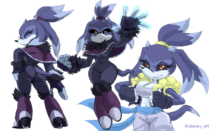 absurd_res anthro ass breasts cosplay echidna elemental_manipulation fan_character female frostbite_the_echidna hi_res ice_manipulation mammal monotreme sega solo sonic_the_hedgehog_(series) steve_jones wide_hips