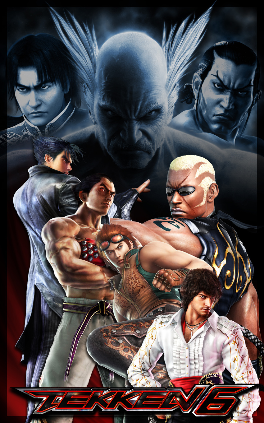 cg feng_wei heihachi_mishima hwoarang jin_kazama kazuya_mishima lei_wulong male miguel_caballero_rojo raven_(tekken) tekken tekken_6